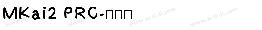 MKai2 PRC字体转换